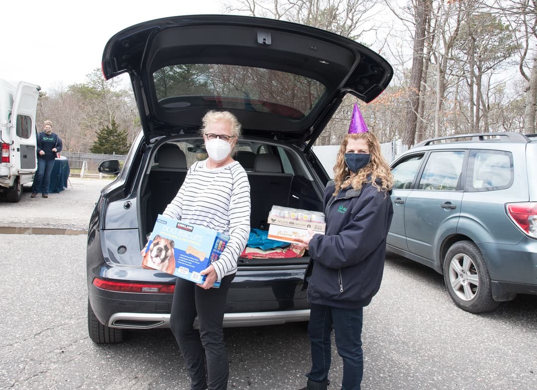 More donation drop offs.