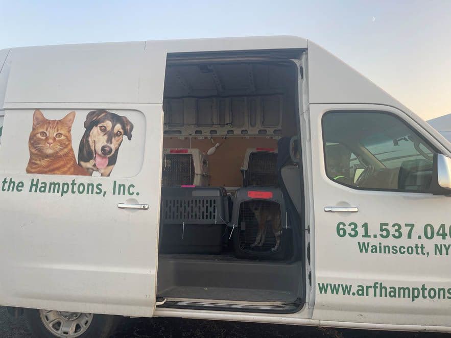 Packing up the ARF van to head East.