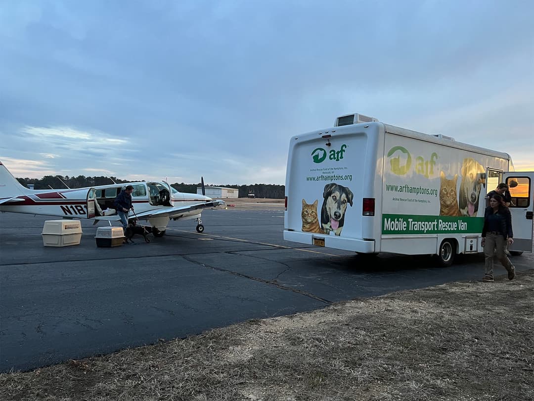 Final destination, East Hampton Airport