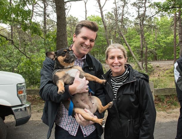 Adam-and-Michele-Backman-ARF-board-with-their-dog-Vera